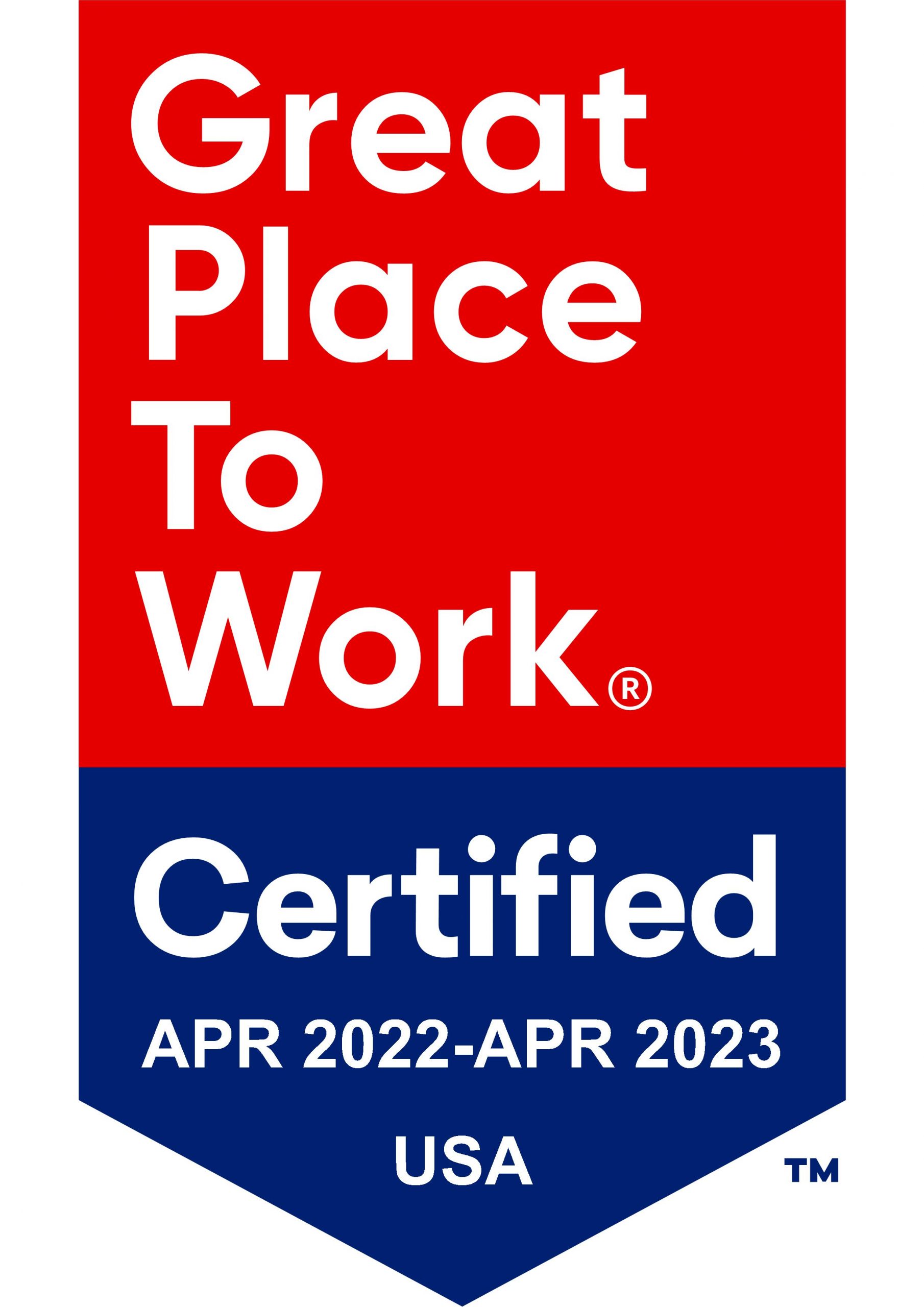great place to work certification